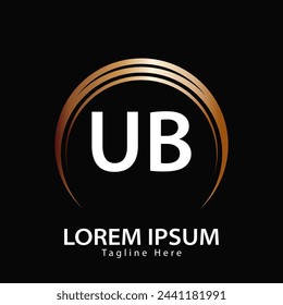letter UB logo. UB. UB logo design vector illustration for creative company, business, industry
