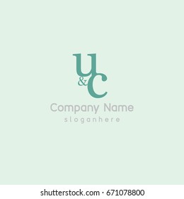 Letter U&C element logo design