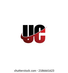 Letra UC diseño de logotipo simple vectorial
