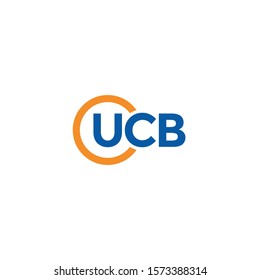 Letter Ucb Logo Icon Design Stock Vector (Royalty Free) 1573388314