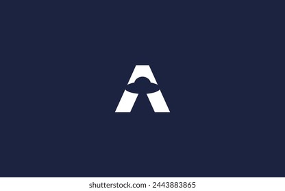 letter a ufo logo icon design vector design template inspiration