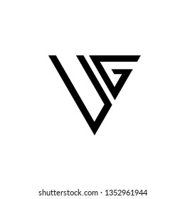 Letter UG logo design - Vector 