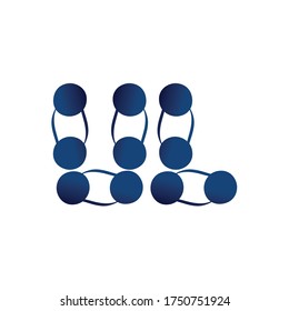 letter ul logo design vector icon