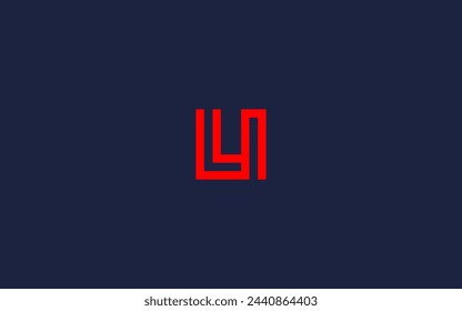 letter ul with square logo icon design vector design template inspiration