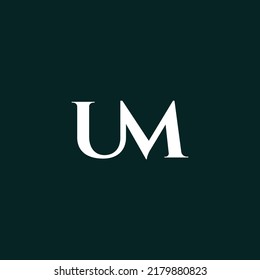 Logo-Design von Letter UM