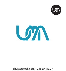 Letter UMA Monogram Logo Design