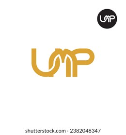 Letter UMP Monogram Logo Design