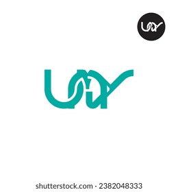 Letter UMY Monogram Logo Design