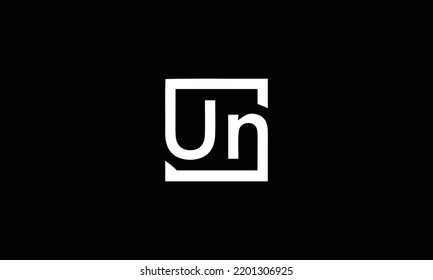  Letter UN Logo, creative un logo icon vector for your brand 