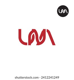 Letter UNA Monogram Logo Design