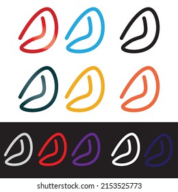 Letter Unique D Logo in different-different variations...  