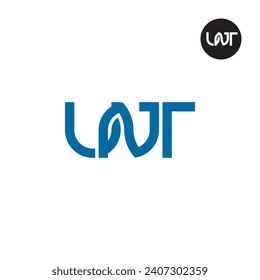 Diseño de logotipo de monograma UNT