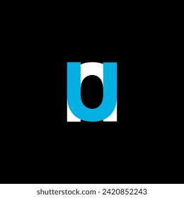 letter uo logo vector template,letter ou logo,letter uo,ou logo,t shirt design