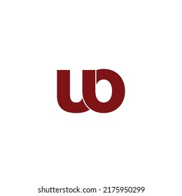 Letter UO simple logo design vector