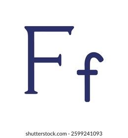 Letter uppercase and lowercase of English language designer alphabet, vector Illustration. Suitable for branding, logos, typography, jewelry design and premium projects