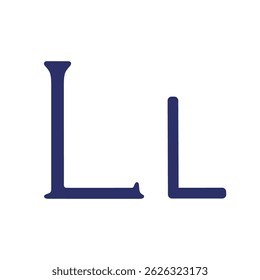 Letter uppercase and lowercase of English language designer alphabet, vector Illustration. Suitable for branding, logos, typography, jewelry design and premium projects