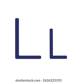 Letter uppercase and lowercase of English language designer alphabet, vector Illustration. Suitable for branding, logos, typography, jewelry design and premium projects