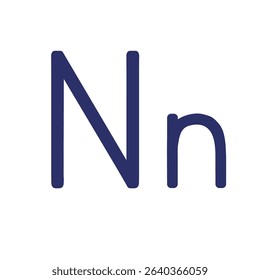 Letter uppercase and lowercase of English language designer alphabet, vector Illustration. Suitable for branding, logos, typography, jewelry design and premium projects