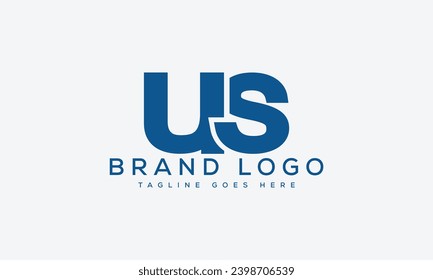 letter US logo design vector template design for brand.