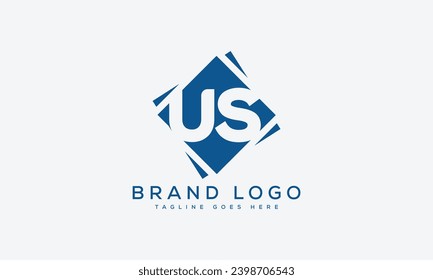 letter US logo design vector template design for brand.