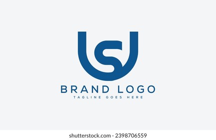 letter US logo design vector template design for brand.