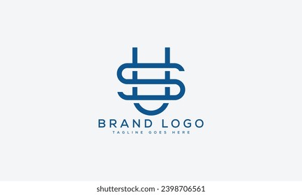 letter US logo design vector template design for brand.