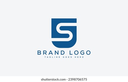 letter US logo design vector template design for brand.