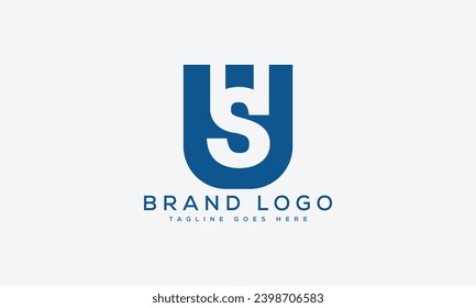 letter US logo design vector template design for brand.