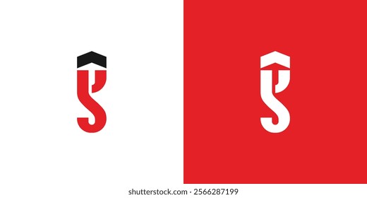  Letter US or S with Arrow Up Logo