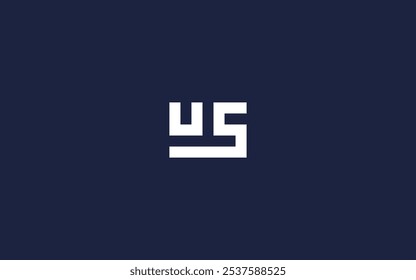 Letra us quadrado logotipo ícone design vetor design modelo inspiração