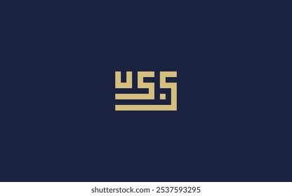 Letter uss square logo icon design vector design template inspiration