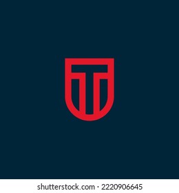 letter ut logo design vector illustration template