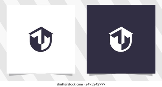 Letter UT TU Logo Design Vektorgrafik