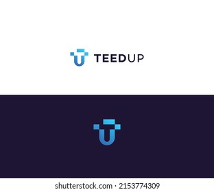 Letter Ut, TU, T Logo Design vector Template