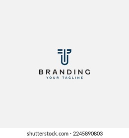 Letter UTA Logo Design Template