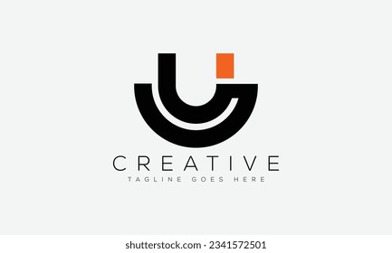 Letter UU logo design template vector illustration.