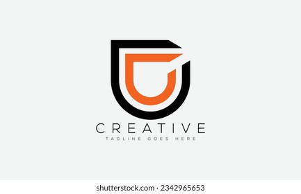 Letter UU logo design template vector illustration.