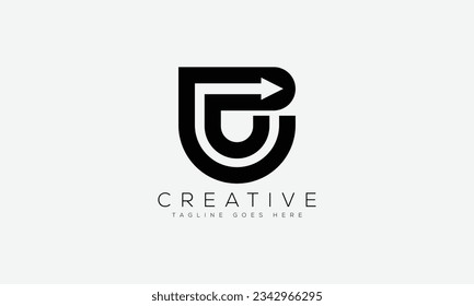 Letter UU logo design template vector illustration.