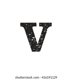 letter V