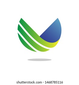 
Letter V Abstract Logo Design
