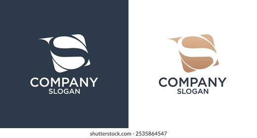 Vector de diseño de logotipo de monograma abstracto de letra V