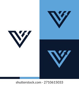 Logotipo de la flecha hacia arriba de la letra V