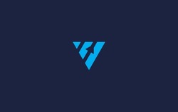 letter v with arrow logo icon design vector design template inspiration