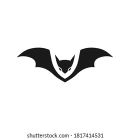 letter V bat logo concept