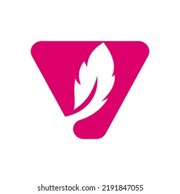 Letra V Concepto De Diseño De Logotipo De Pájaros Para La Plantilla De Vector De Identidad Legal