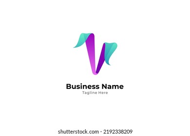 letter V for business logo