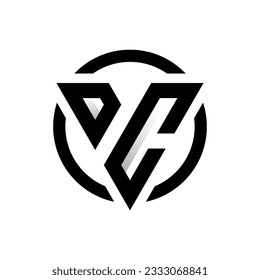 letter V or C logo design inspirations
