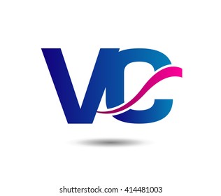 Letter V and C logo vector
