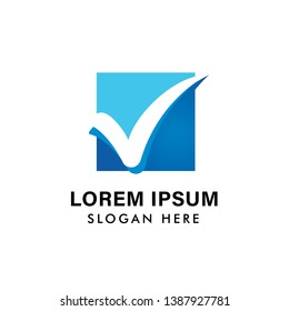 letter v check mark logo icon vector template. vote icon symbol designs