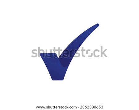 Letter V with check mark logo icon design template elements
